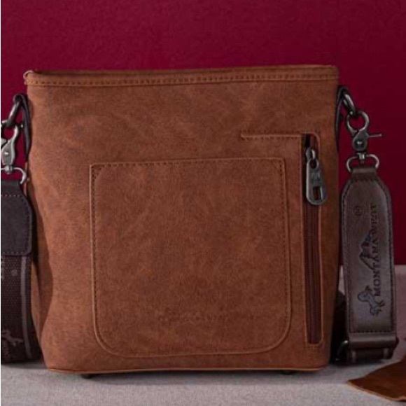 Montana West Boho Ethnic Print Conceal Carry Crossbody Tote main image 1